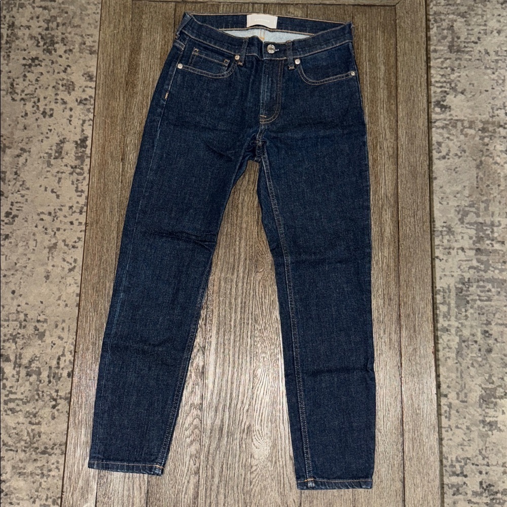 Everlane The Mid Rise Skinny Jean Dark Indigo